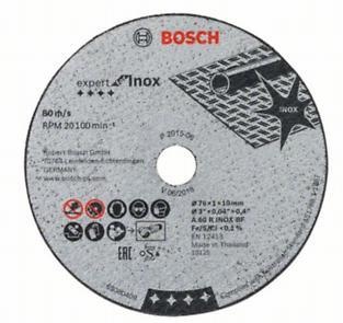 Диски отрезные Bosch Expert for Inox,76х10х1мм,5шт