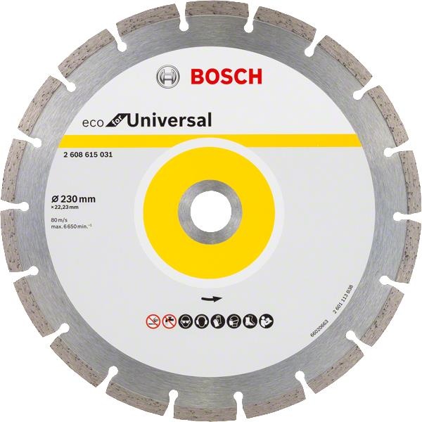 Диск алмазный Bosch Eco Универсальный 230х22.23мм