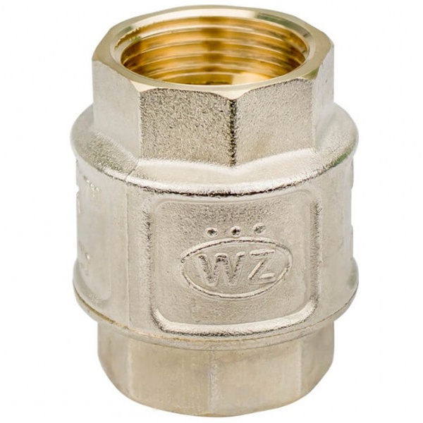 Обратный клапан для воды WEZER пружинный 3/4" внутренняя SQ-1038214