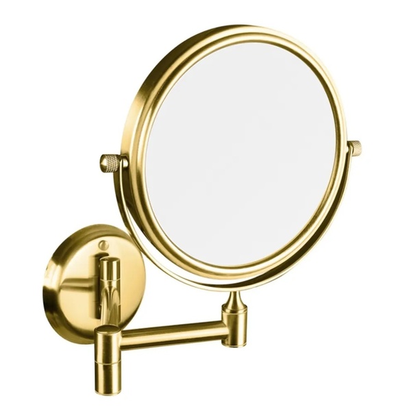Косметичне дзеркало BEMETA RETRO кругле підвісне металеве золото 106101698