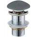 Донний клапан натискний для раковини MEXEN без переливу керамічний 1 1/4" матований сірий MEX-79910-71 1 з 2