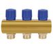Коллектор для водопровода ICMA 3 контура 1"/3/4" 1105 (Blue) 871105PH0512 3 из 3
