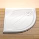 Піддон для душової кабіни RAVAK Elipso Pro 90x90x3см напівкруглий композитний без сифону білий XA237701010 3 з 6