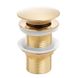 Донный клапан Click-Clack для раковины YOKA BK.POP-14-BP-GLD 65мм без перелива латунь 1 1/4" глянцевый золотой reac-20000000044 1 из 4