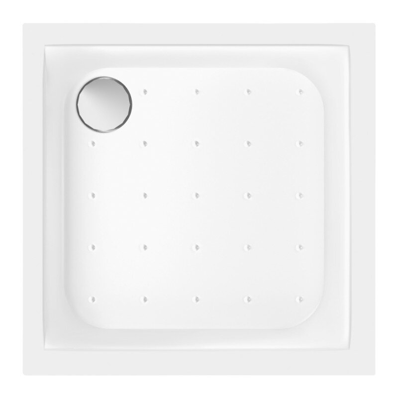 Піддон для душової кабіни Q-TAP Unisquare UNIS308815 80x80x15см квадратний акриловий із сифоном білий