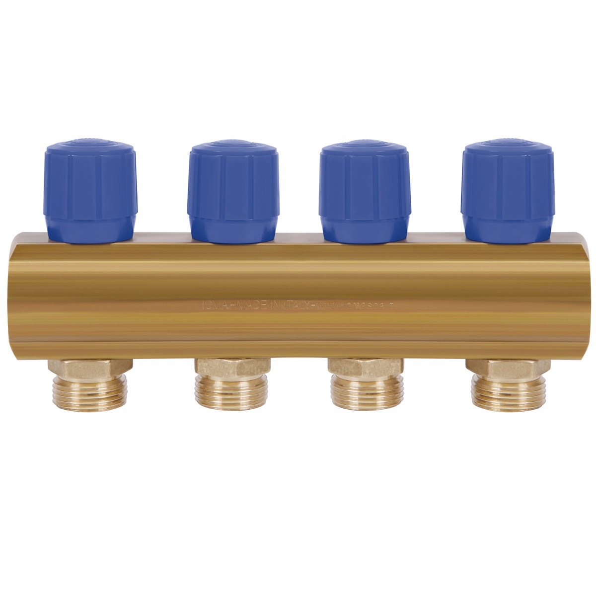 Коллектор для водопровода ICMA 4 контура 1"/3/4" 1105 (Blue) 871105PJ0512