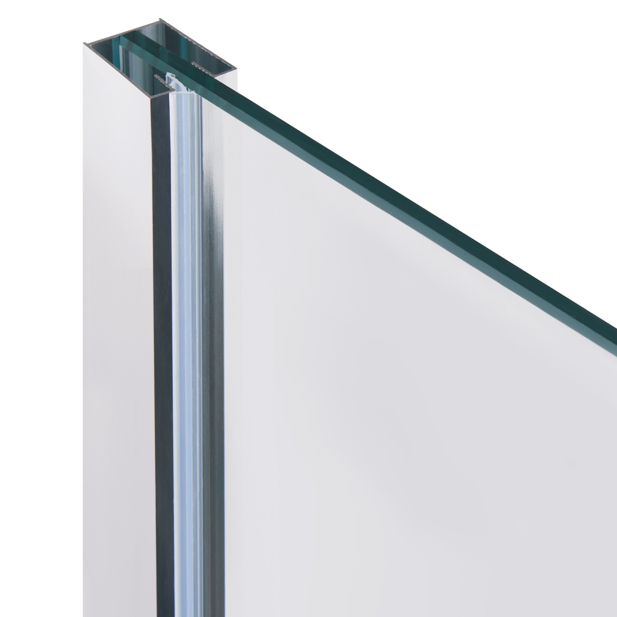 Стенка стеклянная для душа с держателем 190x90см Q-TAP Standard стекло прозрачное 8мм STDCRM209C8