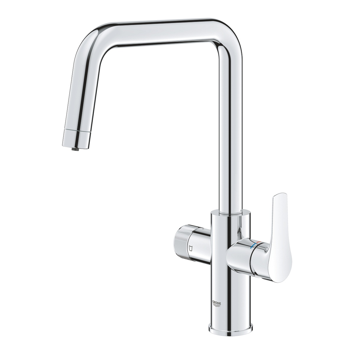 Cмеситель для кухни с краном для фильтрованной воды GROHE Blue Pure Start хром латунь 30595000