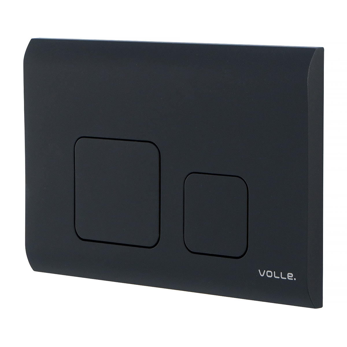 Кнопка слива для инсталляции VOLLE CUADRA EVO пластиковая двойная матовая чорная 222113