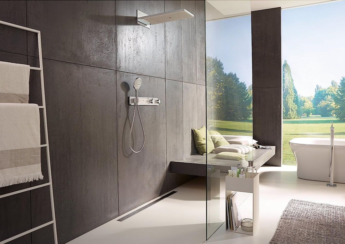 Верхний душ с кронштейном HANSGROHE Rainmaker Select 258мм латунь хром 24001400