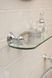 Полка настенная стекло в ванную HACEKA Allure хром прямая 1126170 4 из 4