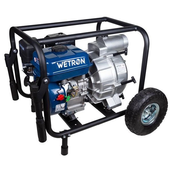 Мотопомпа WETRON для грязной воды WM80W 60м³/ч Hmax 26м бензиновая 772557