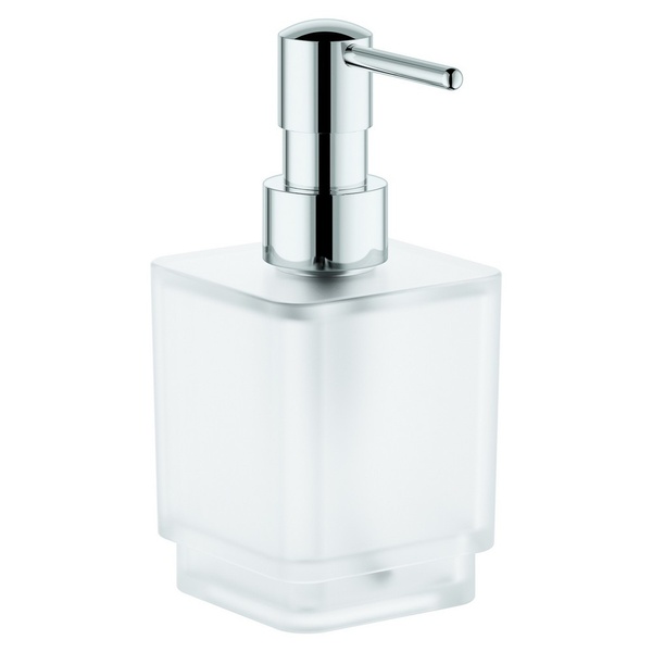 Дозатор для жидкого мыла без держателя GROHE Selection Cube хром 200мл стекло 40805000