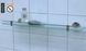 Полочка настенная стекло для ванной HACEKA Kosmos TEC сатин прямая 1124682 3 из 4