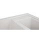Раковина на кухню керамическая прямоугольная LIDZ STO-10 495мм x 610мм серый на полторы чаши без сифона LIDZSTO10615500200 6 из 7
