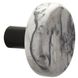 Крючок настенный одинарный AQUANOVA Nero округлый из камня серый NERWHM-195 1 из 3