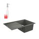 Кухонная мойка керамическая прямоугольная GROHE K400 Contemporary 500мм x 780мм черный с сифоном в комплекте 31639AT040536000 1 из 4