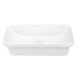 Раковина врізна для ванної на стільницю 615мм x 385мм Q-TAP Scorpio білий прямокутна QT1411K491W 3 з 5