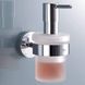 Дозатор для жидкого мыла без держателя GROHE Essentials 40394001 настольный на 160мл округлый стеклянный хром 3 из 7