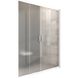 Двері скляні для душової ніші універсальні розсувні чотирисекційні RAVAK BLIX BLDP4-130 190x130см матове скло 6мм профіль білий 0YVJ0100ZG 1 з 3