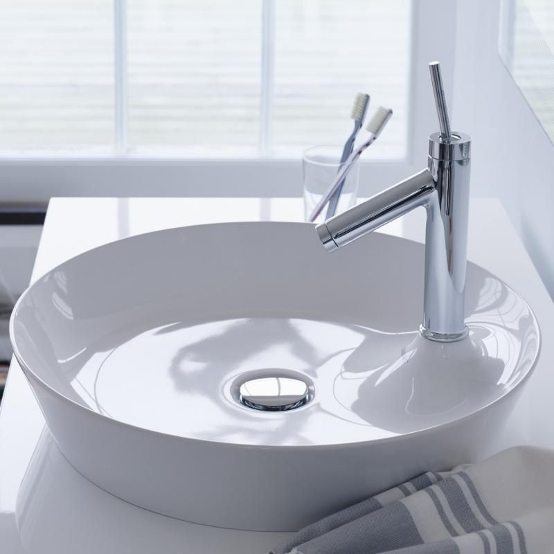 Умивальник накладний DURAVIT Cape Cod 480x480x100мм круглий білий 2328480000