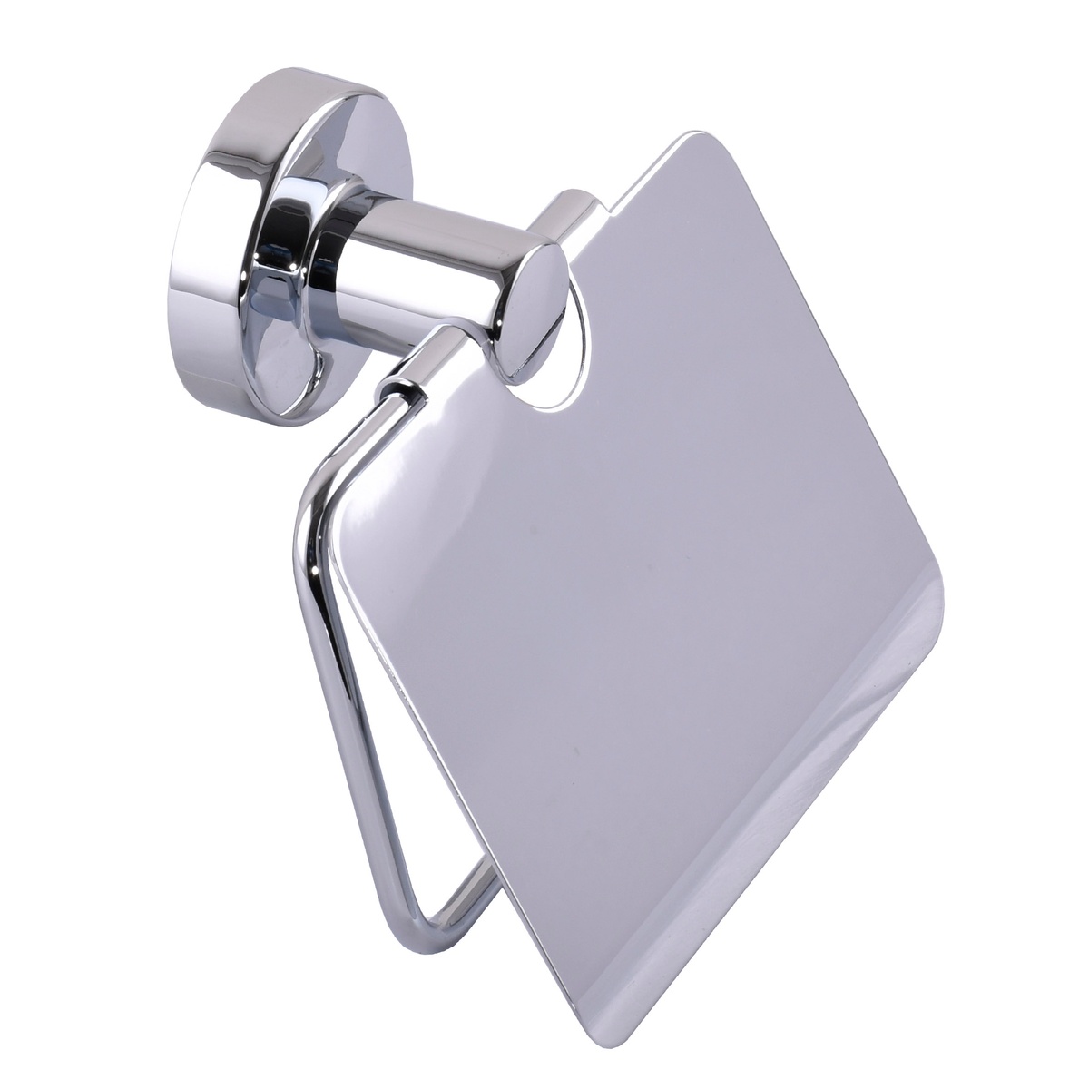 Держатель для туалетной бумаги с крышкой SONIA ASTRAL 181353 округлый металлический хром 000026845