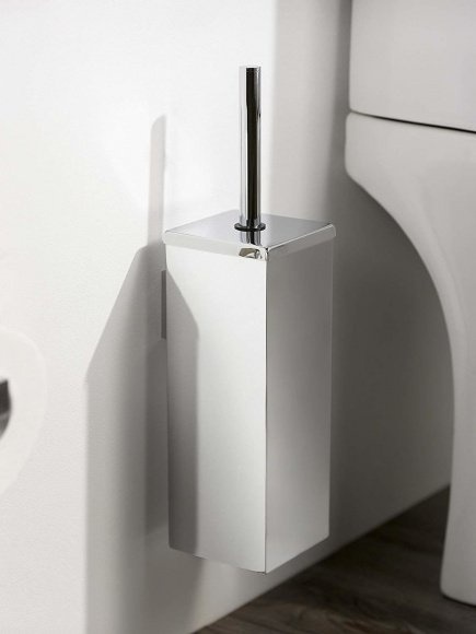 Ершик для туалета с подставкой подвесной HACEKA Mezzo хром металл 1123674