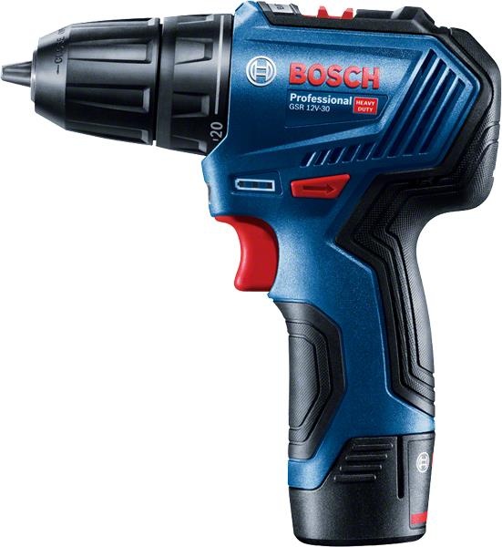 Шурупокрут-дриль акумуляторний Bosch GSR 12 V-30 12В 30Нм 410·1600об·хв 0.8кг без АКБ та ЗП