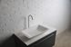 Раковина чаша накладная на столешницу для ванной 595мм x 345мм VOLLE Solid surface белый прямоугольная 13-40-859 3 из 4