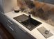 Мийка для кухні гранітна прямокутна DEANTE Evora 780x440x193мм із сифоном сіра ZQJ_G113 3 з 3