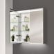 Шкафчик с зеркалом для ванной GEBERIT OPTION 90x70x15см c подсветкой белый 500.583.00.1 4 из 9