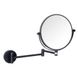 Косметичне дзеркало BEMETA Dark кругле підвісне металеве чорне 112201510 1 з 2