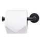 Тримач для туалетного паперу REA MIST 04 округлий металевий чорний REA-80025 4 з 7