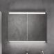 Шкафчик с зеркалом для ванной GEBERIT OPTION 90x70x15см c подсветкой белый 500.583.00.1 8 из 9