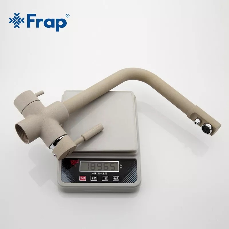 Cмеситель для кухни с краном для фильтрованной воды FRAP бежевый латунь F4352-20